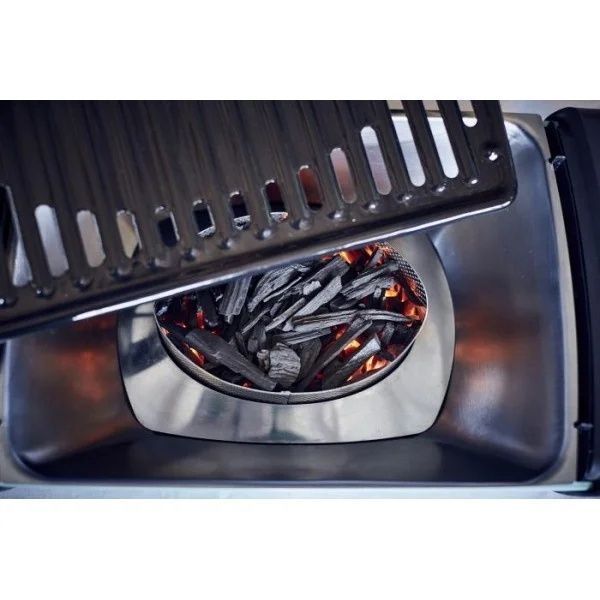 NEW! Бесдимный настольный гриль Enders Aurora Mirror Black с LED подсветкой Акция + уголь + разжигатель в подарок 1365K фото