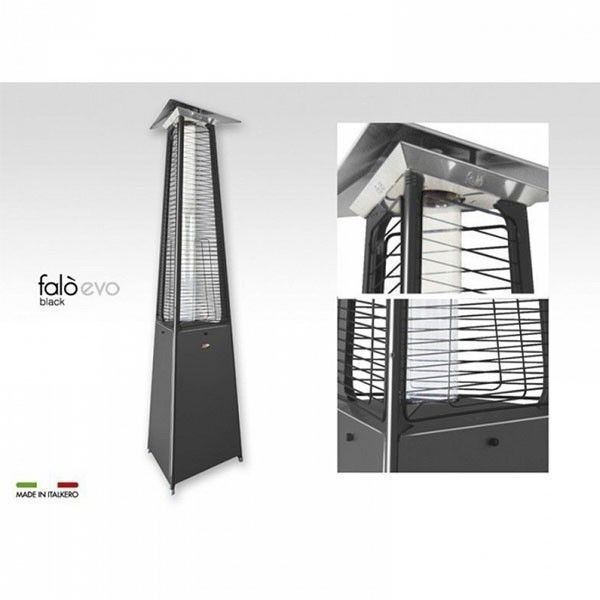 Уличный газовый обогреватель Italkero Falo Evo Black чорний (10,4 кВт) FL10AE L0300 фото Уличный газовый обогреватель Italkero Falo Evo Black чорний (10,4 кВт) FL10AE L0300 фото
