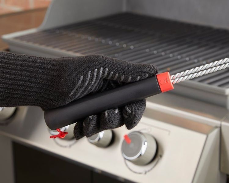 Щітка для гриля Weber тристороння, 45см 6278 фото