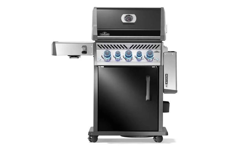 Газовий гриль Rogue PRO-S 425, з 3-ма основними пальниками, заднім інфрачервоним пальником і бічним SIZZLE ZONE, чорний РОЖЕН У КОМПЛЕКТІ RPS425RSIBPK-2-UA-R фото