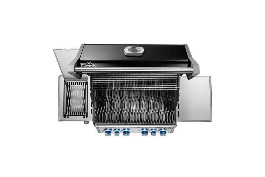 Газовий гриль Rogue PRO-S 625, з 5-ма основними пальниками, заднім інфрачервоним пальником і бічним SIZZLE ZONE, чорний РОЖЕН У КОМПЛЕКТІ RPS625RSIBPK-2-UA фото