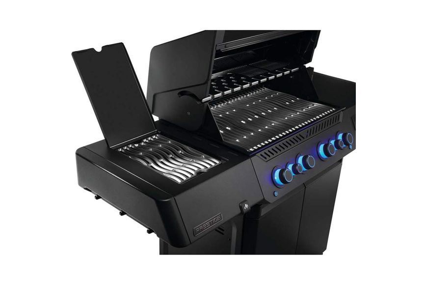 Газовый гриль Napoleon Prestige Phantom 500 Connected, с 4-мя основными горелками, задней инфракрасной горелкой и боковой SIZZLE ZONE, черный матовый ВЕРТЕЛ В КОМПЛЕКТЕ P500VXRSIBPK-PHM фото Газовый гриль Napoleon Prestige Phantom 500 Connected, с 4-мя основными горелками, задней инфракрасной горелкой и боковой SIZZLE ZONE, черный матовый ВЕРТЕЛ В КОМПЛЕКТЕ P500VXRSIBPK-PHM фото