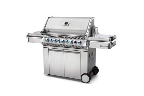 Газовий гриль Napoleon Prestige PRO 665, з 5-ма основними пальниками, заднім інфрачервоним пальником і бічним SIZZLE ZONE, з нержавіючої сталі РОЖЕН У КОМПЛЕКТІ PRO665RSIBPSS-3 фото