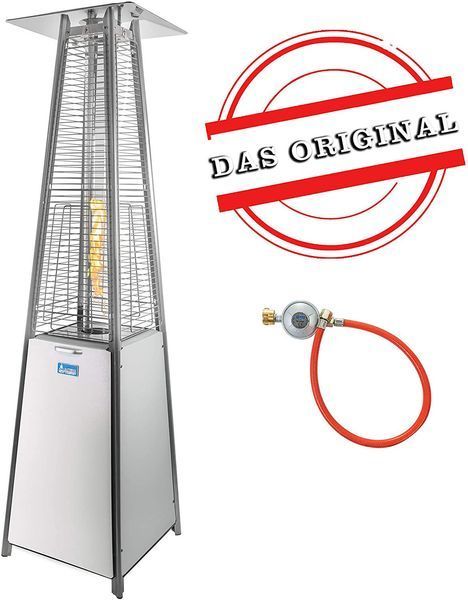 Уличный газовый обогреватель Activa Pyramide Cheops II White (9,3 кВт) new 13610W фото Уличный газовый обогреватель Activa Pyramide Cheops II White (9,3 кВт) new 13610W фото