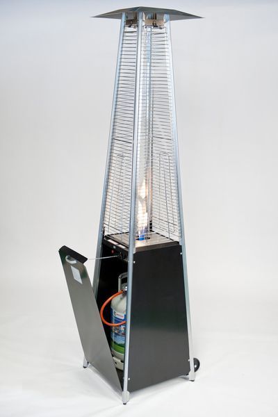 Уличный газовый обогреватель Activa Pyramide Cheops II Black (9,3 кВт) new 13610S фото