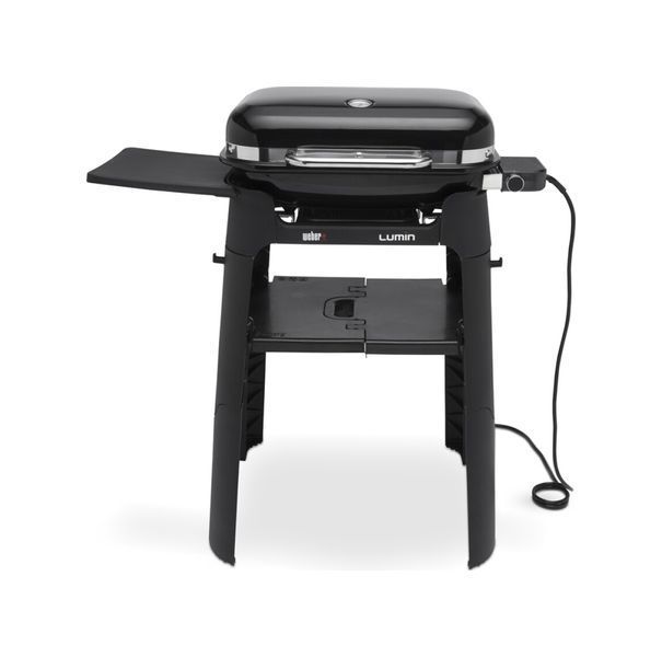 Гриль електричний Weber Lumin Compact з підставкою, чорний 91010879 фото Гриль електричний Weber Lumin Compact з підставкою, чорний 91010879 фото