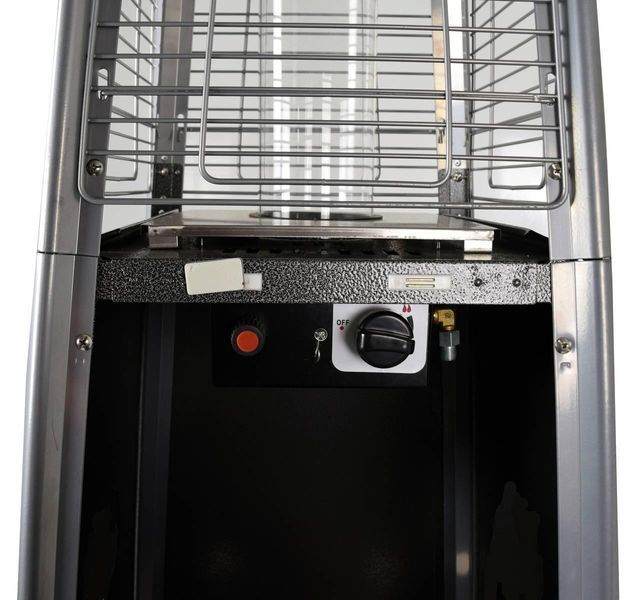 Вуличний газовий обігрівач Activa Pyramide Cheops II Grey-Black (9,3 кВт) new 13610GB фото