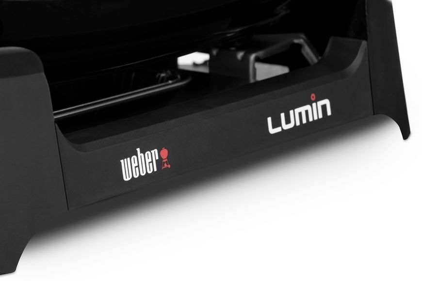 Гриль електричний Weber Lumin Compact з підставкою, чорний 91010879 фото Гриль електричний Weber Lumin Compact з підставкою, чорний 91010879 фото