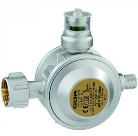Регулятор тиску газу GOK EN61-DS 1,5кг/год 29мбар KLFxG1/4LH-KN ТАЕ UEDS 0515030 фото